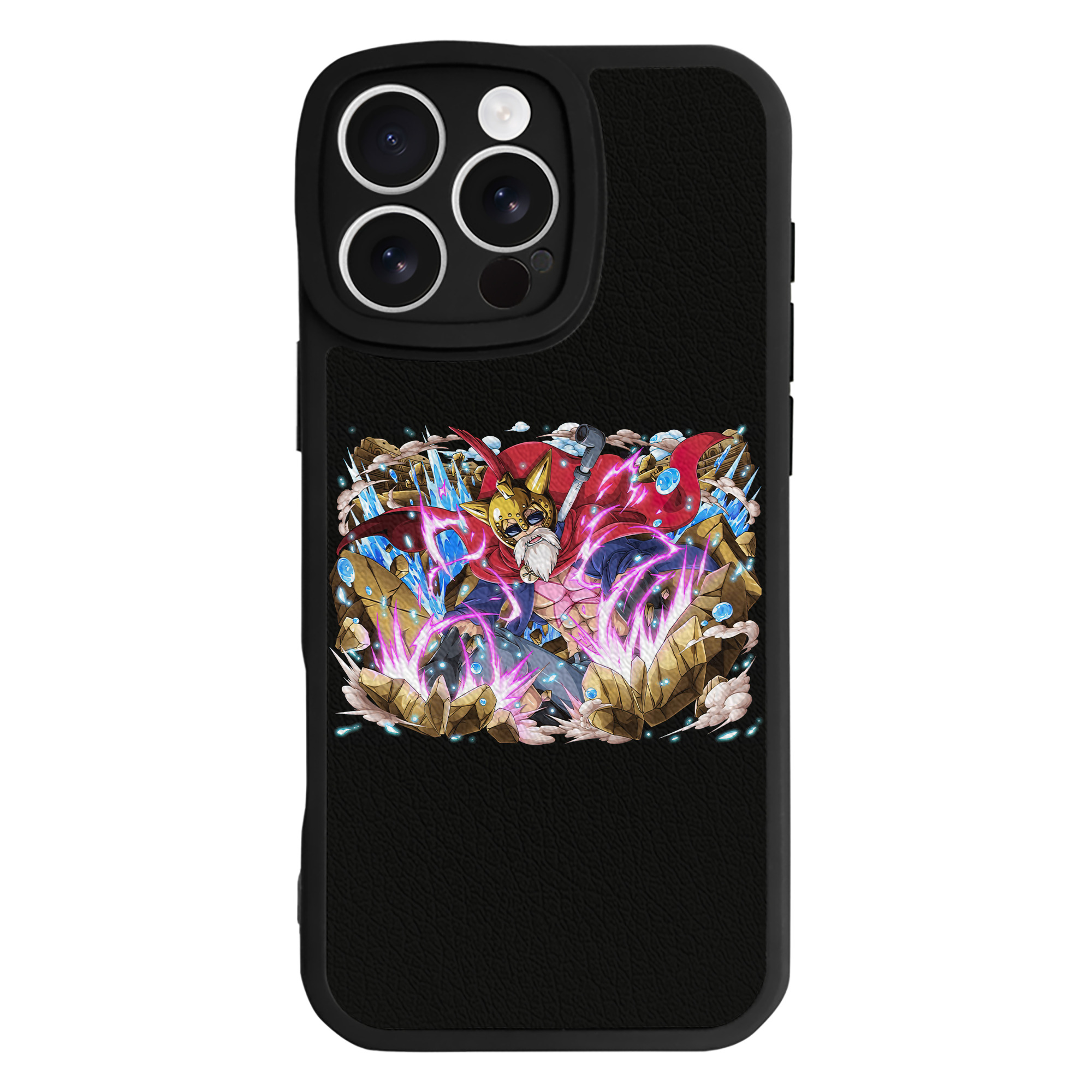 （画像用） ワンピース モンキー・D・ルフィ ONE PIECE Monkey D. Luffy 【iPhone 16シリーズ対応】シリコンスマホケース（レザー調） 材質：シリコン